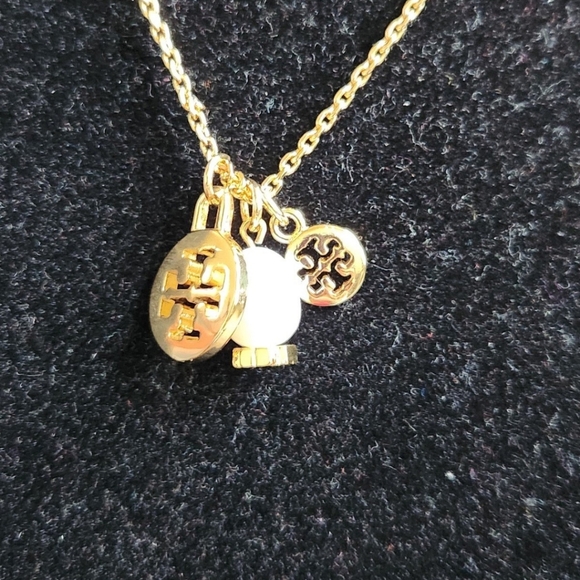 Tory Burch Gold Charm Necklace - Picture 3 of 7